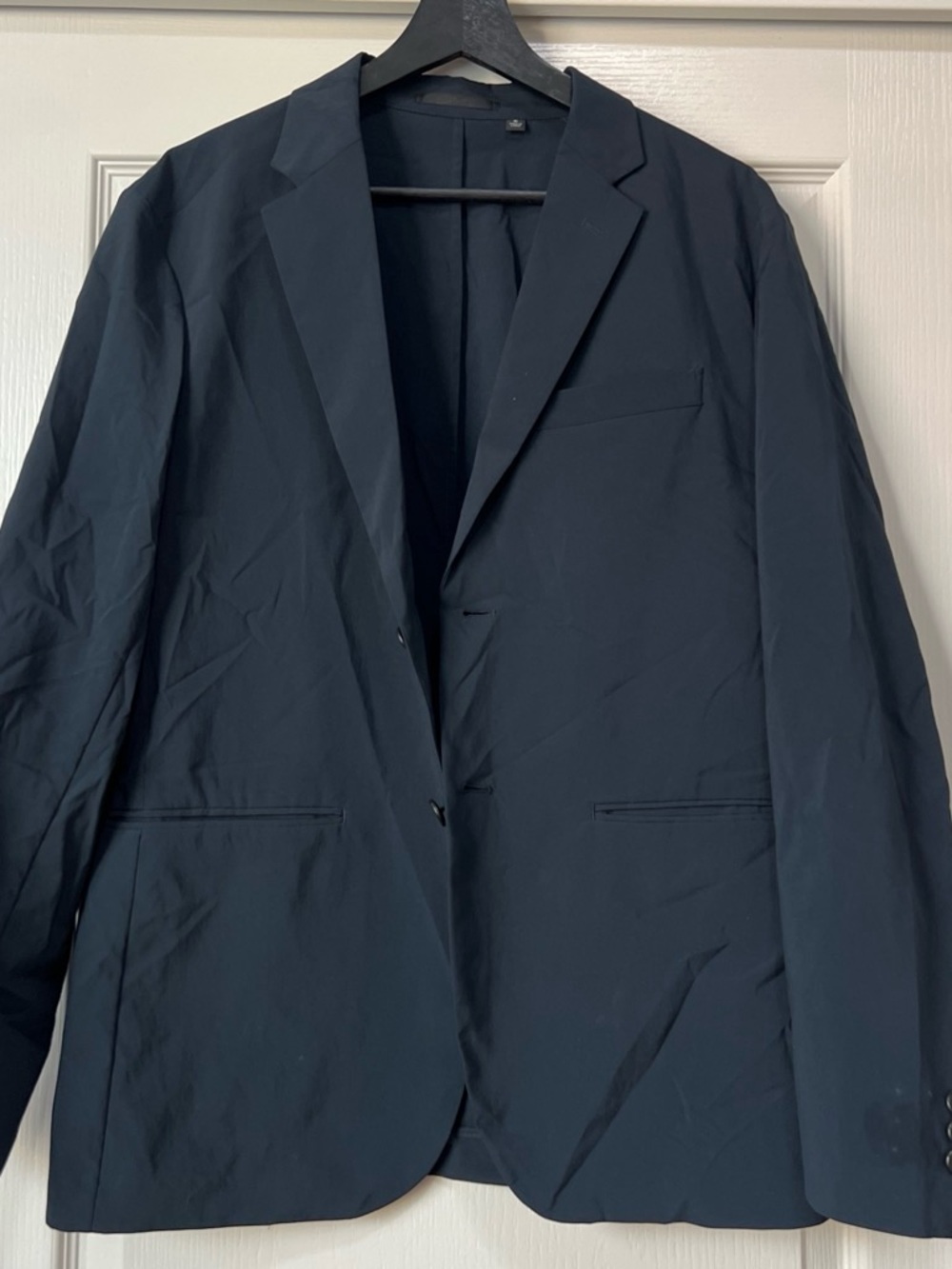 Men's Uniqlo Medium Light weight Navy Single-Breasted Blazer